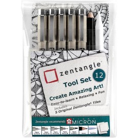 Sakura Zentangle is a set of unique tools for creating art of Zentagle!