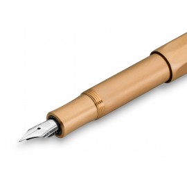 A nib is made from stainless steel.