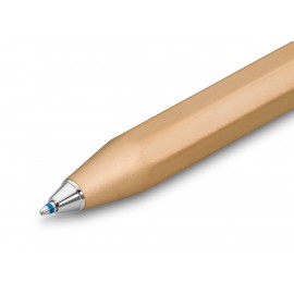 Długopis wykonany jest z brązu.