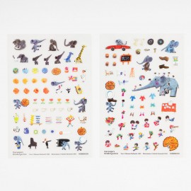 Hobonichi Sticker Sheet | Gurunpa’s Kindergarten