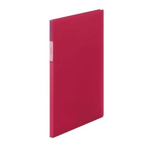 Folder A4 w intensywnym, czerwonym kolorze.