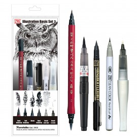 Kuretake Zig Brush Pen Set...