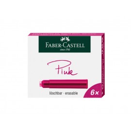 Naboje Faber-Castell Różowe 6 sztuk
