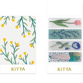 Naklejki Hitotoki Kitta Clear | Kwiaty