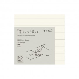 MD Block Memo Pad Linned | Limited Edition 15th Edition