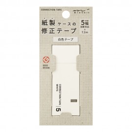 Korektor Midori Correction Tape 5 mm Biały