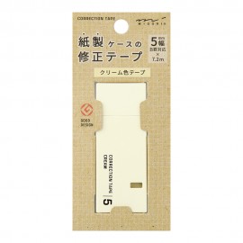 Midori Correction Tape 5 mm Cream