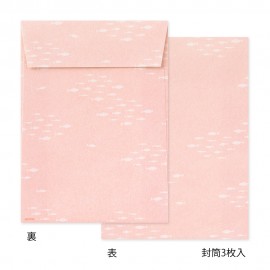 Envelopes with a decorative motif.