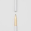 The pen combines simplicity and elegance