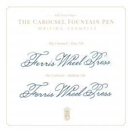 The pen is available with F and M nibs