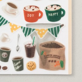Midori Stickers Marche | Coffee