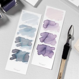 A special lamination placed around the swatch will protect the ink from spilling.