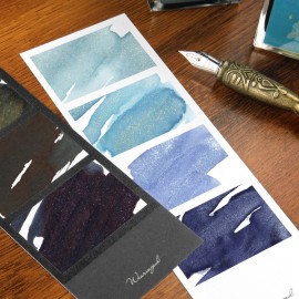Karty do tworzenia wzorników Wearingeul Four Photos Color Swatch Czarne