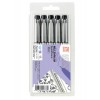 A set of thin pens with waterproof ink.
