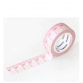 ICONIC Masking Tape | Ruler Hot Pink