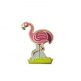 Flamingo pin.
