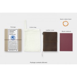 Traveler's Notebook (Passport size) | Brown