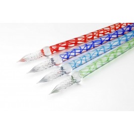 Tinted glass pens.