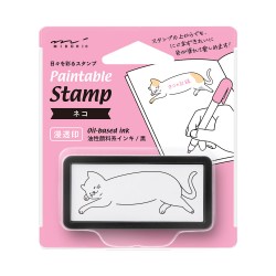 Stamp with an adorable cat