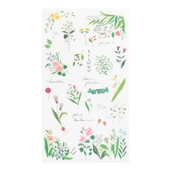 Transfer Sticker Midori | Flowering Plants