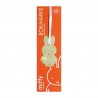 An adorable bookmark inspired by the cartoon about the energetic bunny Miffy.