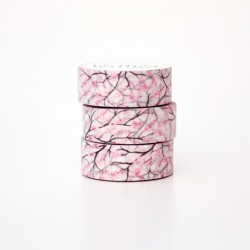 Willwa tape with illustration of Sakura flowers.