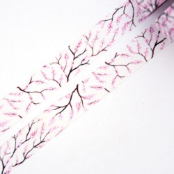 Willwa tape with illustration of Sakura flowers.