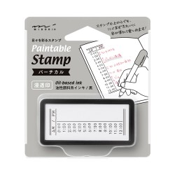 Midori Paintable Stamp Pre-inked Half Size | Vertical