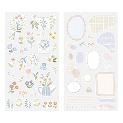 Midori Two Sheets Stickers | Flower