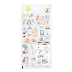 Midori Two Sheets Stickers | Stationery