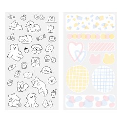 Midori Two Sheets Stickers | Cute Motifs