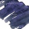 Navy blue ink with purple glitter.