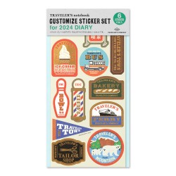 Customized Sticker Set for Traveler's Notebook Diary 2024 | Traveler's Town