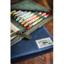 Esterbrook 40pc Zipper Pen Case | Army Green