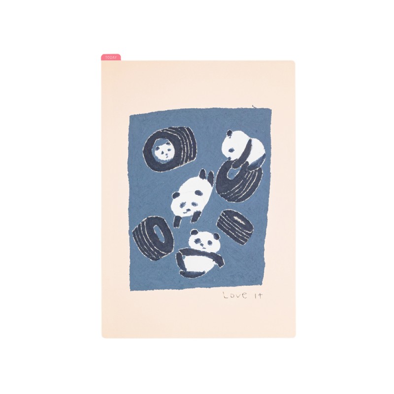 Hobonichi Pencil Board A5 | Jin Kitamura: Love it Panda