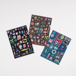 Zestaw 3 Folderów Hobonichi A6 | Yumi Kitagichi: Little Gifts