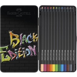 Faber-Castell Black Edition Colour Pencil 12 pcs
