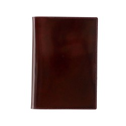Leather notebook cover in A5 size.