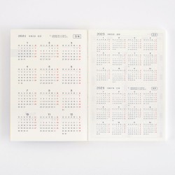 Daily Calendar Hobonichi Day-Free A6 | Japanese version