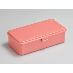 Toyo Steel Trunk Shape Toolbox T-190PO | Living Coral