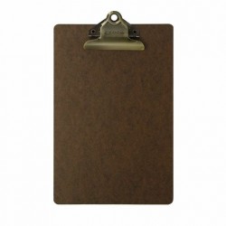 Penco Clip Board A5  Brown