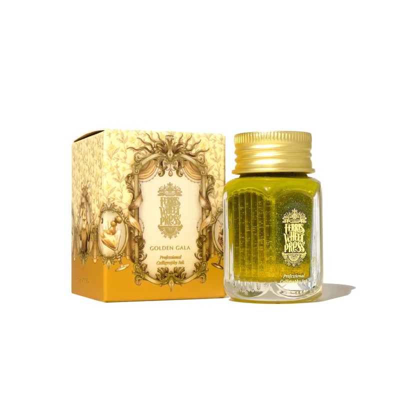 Atrament do kaligrafii Ferris Wheel Press | Fanciful Events: Golden Gala 28ml