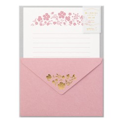 Midori Letter Set 506 Flowers