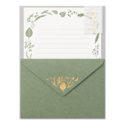 Midori Letter Set | Leaves