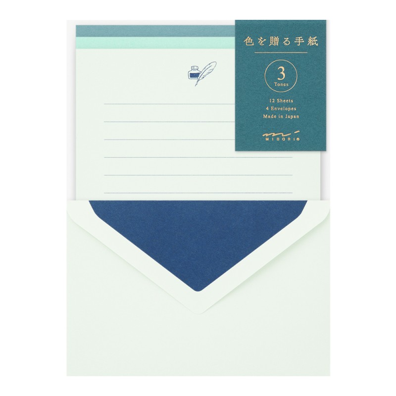 Midori Letter Set | Blue