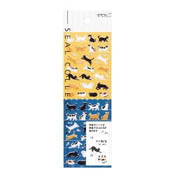 Midori Seal Collection Stickers | Cats