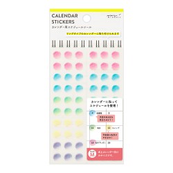 Midori Sticker Calendar M | Gradation