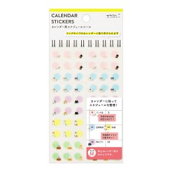 Naklejki Midori Sticker Calendar M | Koty