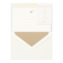 Midori Letter Set | White