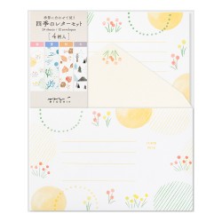 Midori Letter Set Four Seasons | Seasonal Plants